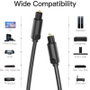 Vention Cable de audio de fibra óptica BAEBH 2m Negro